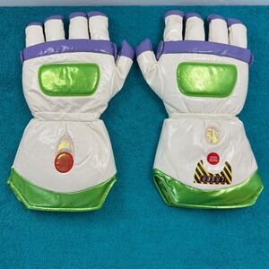Disney Toy Story Buzz Lightyear Costume Gloves Space Ranger Gauntlets